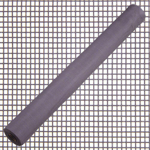 Tela Mosquitera Fibra Vidrio Gris 18x16/100 cm. Rollo 50 metros.