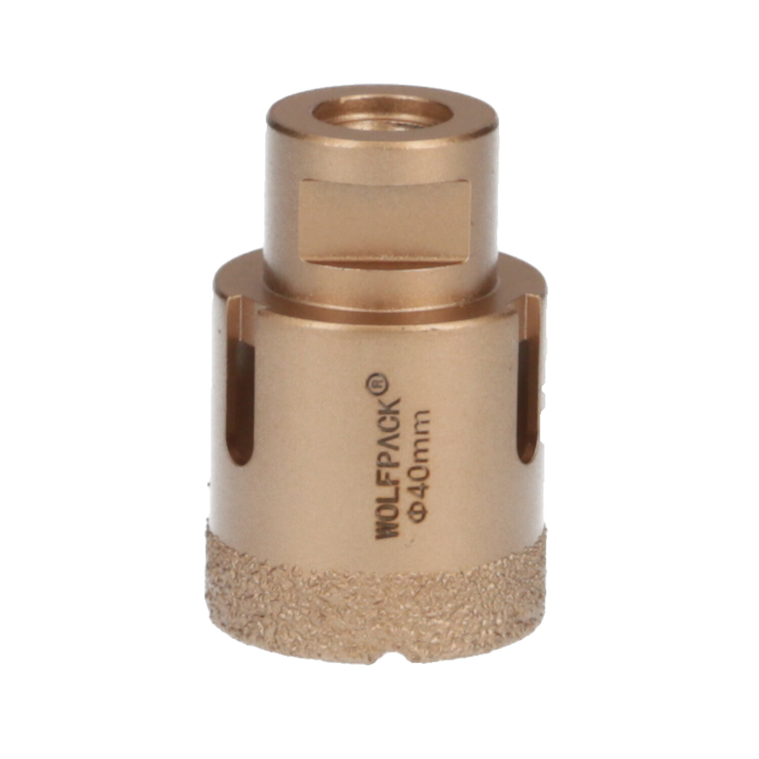 Corona Diamante Para Amoladora � 40 mm. Conexi�n Rosca M14. Corte Seco