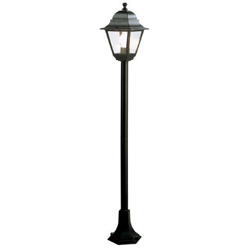Farol Jard�n Con Columna 1,2 Metros Negro