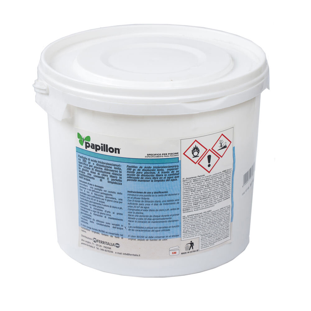 Cloro Multiaccion Pastillas 200gr 5kg Cloro Multiaccion Pastillas 200gr 5kg