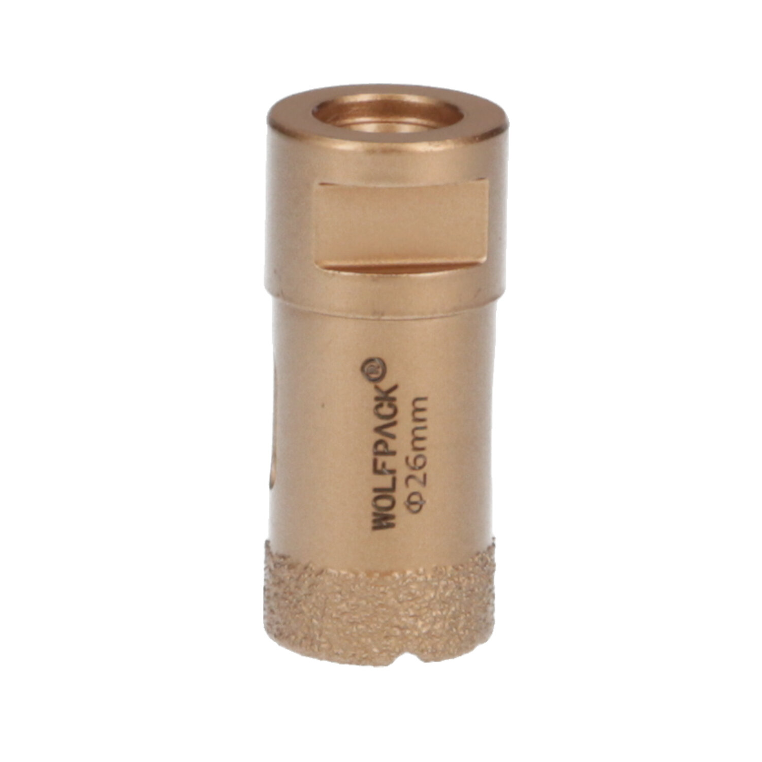 Corona Diamante Para Amoladora � 26 mm. Conexi�n Rosca M14. Corte Seco