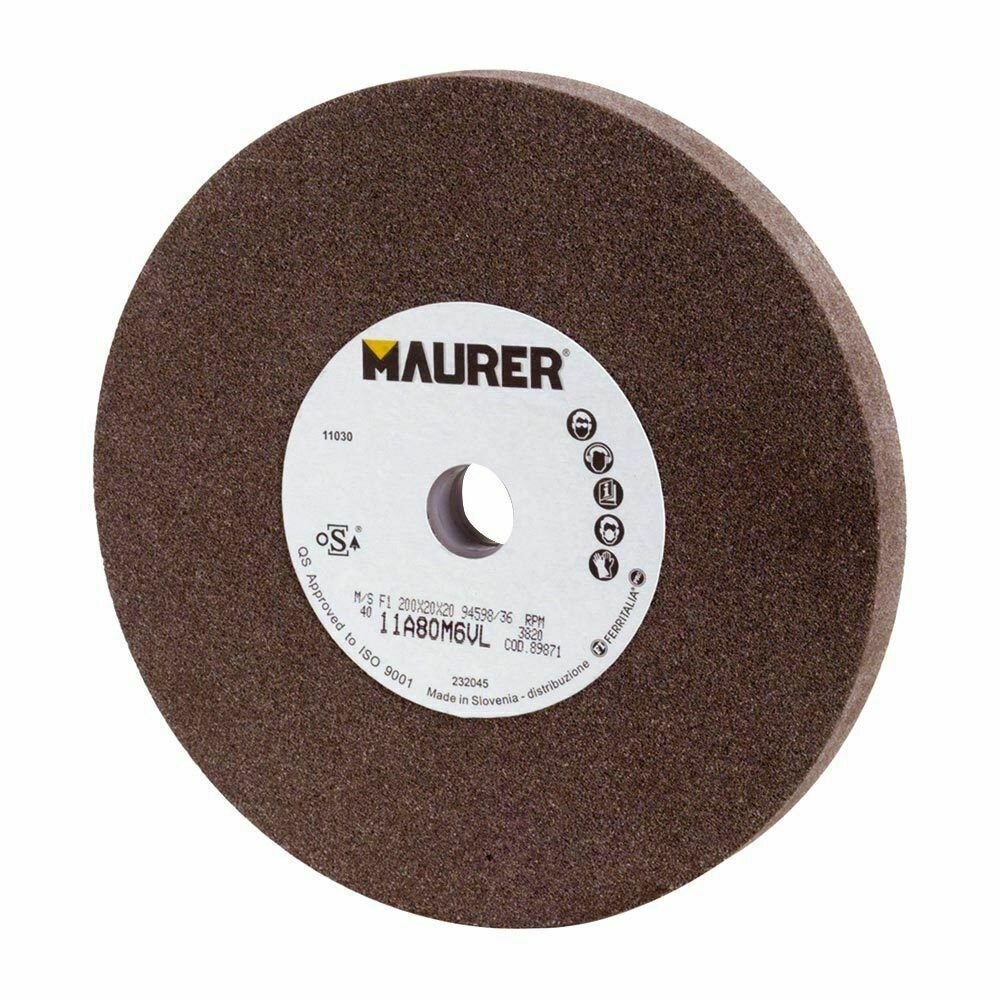 Muela Maurer Corindon 200x25x20 mm. Grano 36 Muela Maurer Corindon 200x25x20 mm. Grano 36