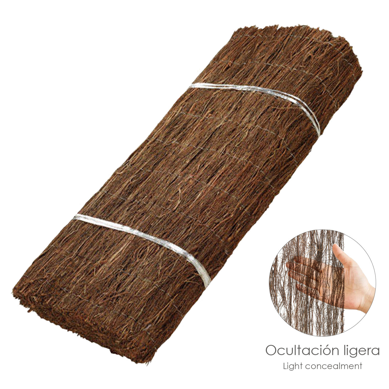 Brezo Natural Ocultaci�n Ligera, Rollo 5 x 1 metros, Divisi�n, Jard�n, Sombras, etc.