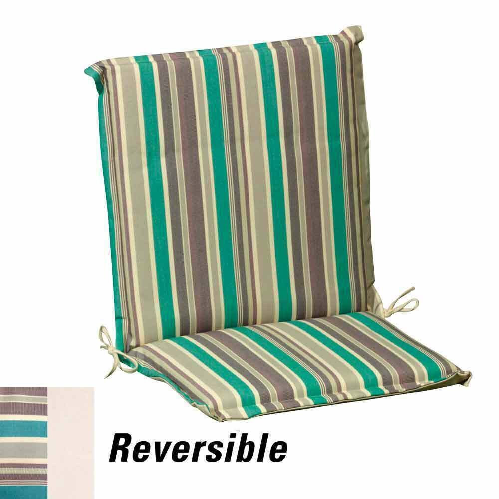 Coj�n Para Sill�n Bajo 95x52x5 cm. Rayas Desenfundable