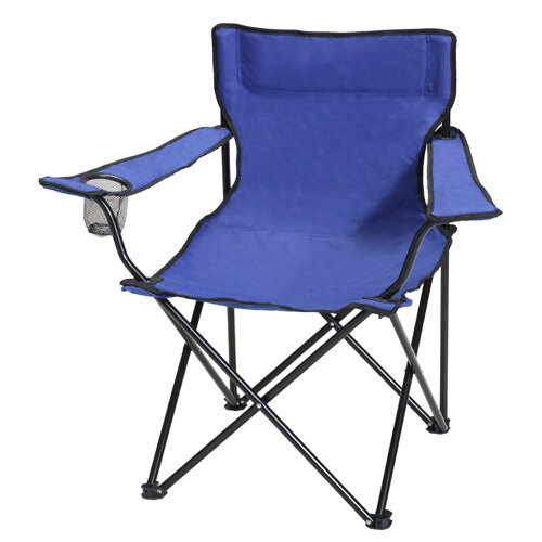 Silla Playa Metal Pescador Plegable Azul