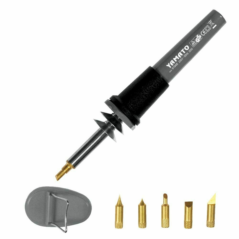 Soldador Yamato 30 W. con 6 Puntas (Grabador) Soldador Yamato 30 W. con 6 Puntas (Grabador)
