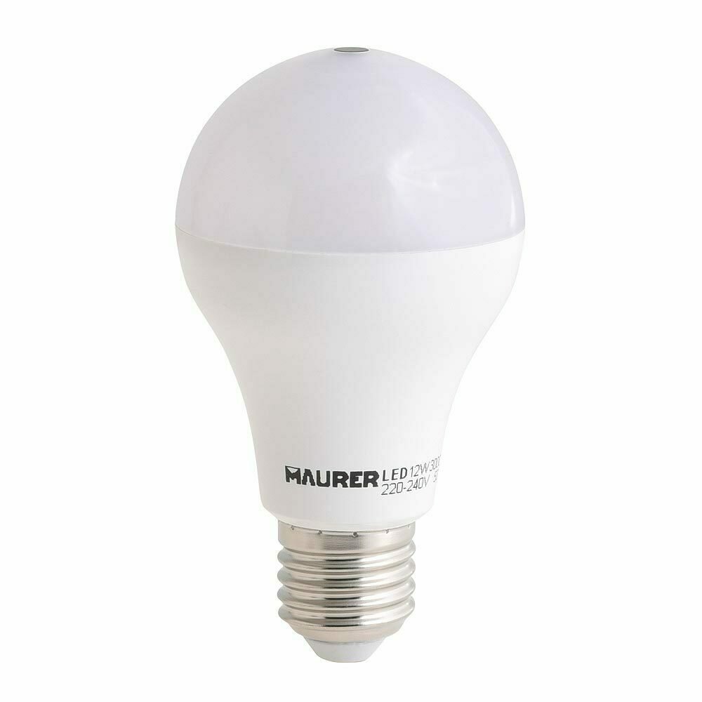 Bombilla Led Con Sensor Crepuscular E27. 12 W. 1100 lumenes. Luz calida (3000�K).