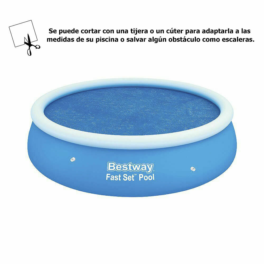 Cobertor Solar Para Piscinas Fast Set  244 cm.