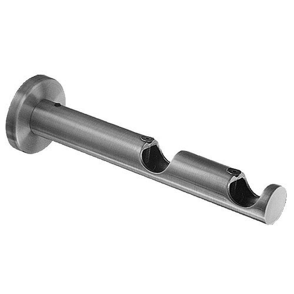 Soporte Zirconio Doble 20 mm. Niquel Mate