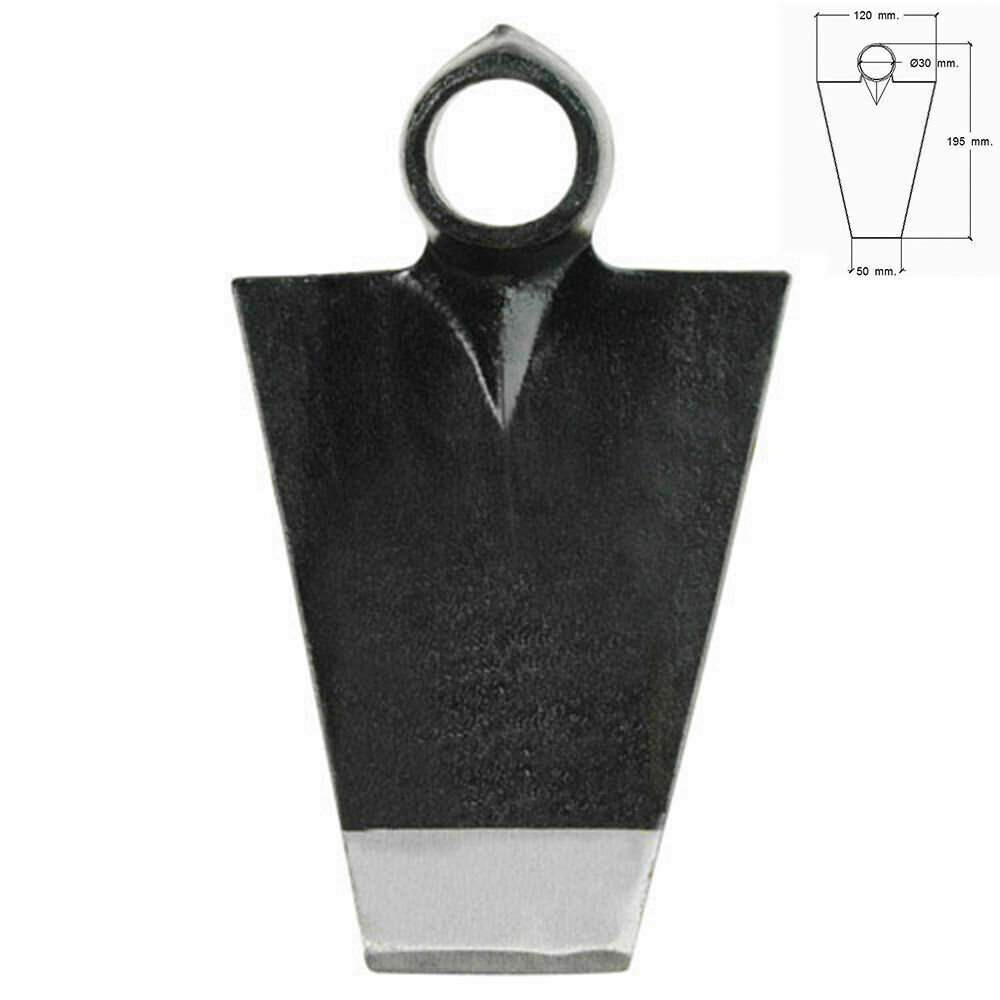 Azada Forjada Sin Mango 293/  450 Gramos