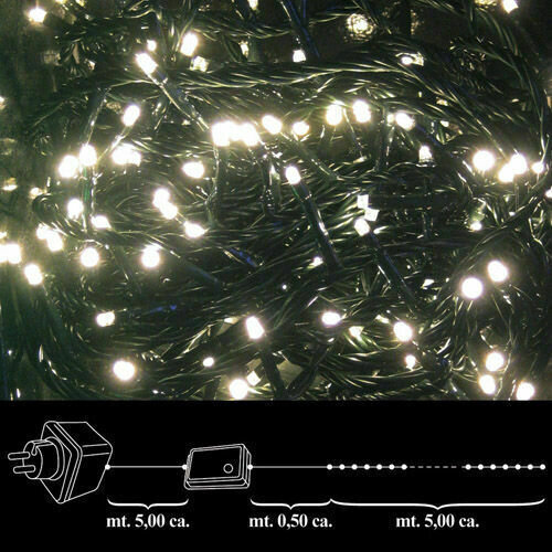 Luces Navidad 100 Leds Luz C�lida Interior / Exterior Ip44