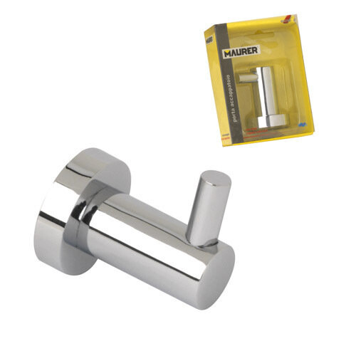 Colgador Ba�o Maurer  Individual Inoxidable 4x5x4 cm.