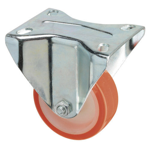 Rueda Industrial Poliuretano Fija 80 mm. Rueda Industrial Poliuretano Fija 80 mm.