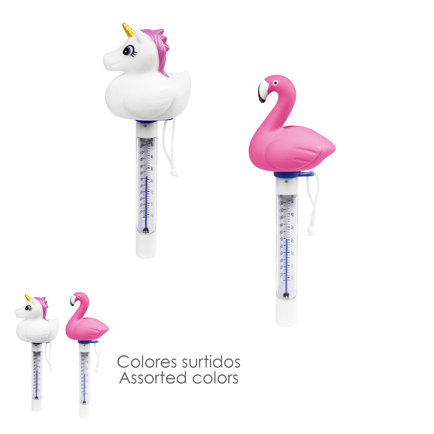 Termometro Flotador Para Piscina Unicornio / Flamenco Termometro Flotador Para Piscina Unicornio / Flamenco