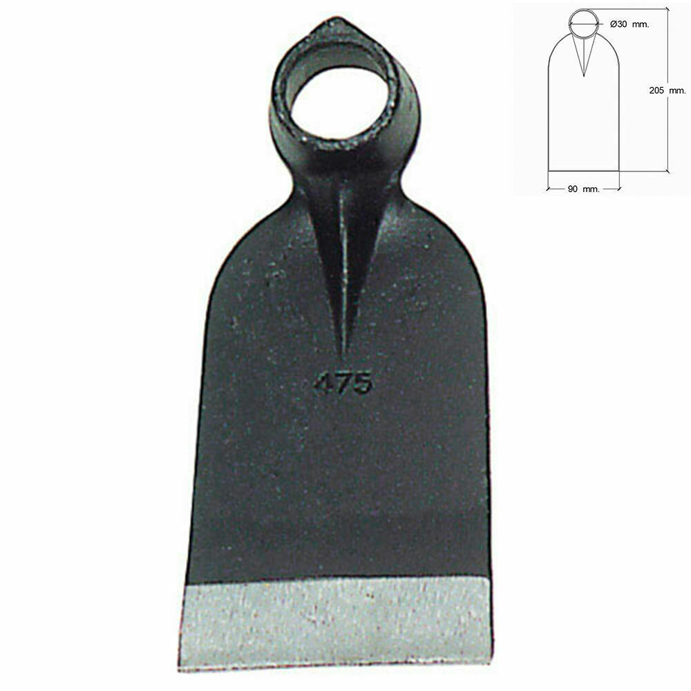 Azada Forjada Sin Mango 207/  475 Gramos