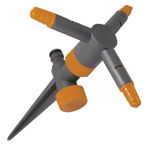 Aspersor pl�stico 3 brazos con pincho