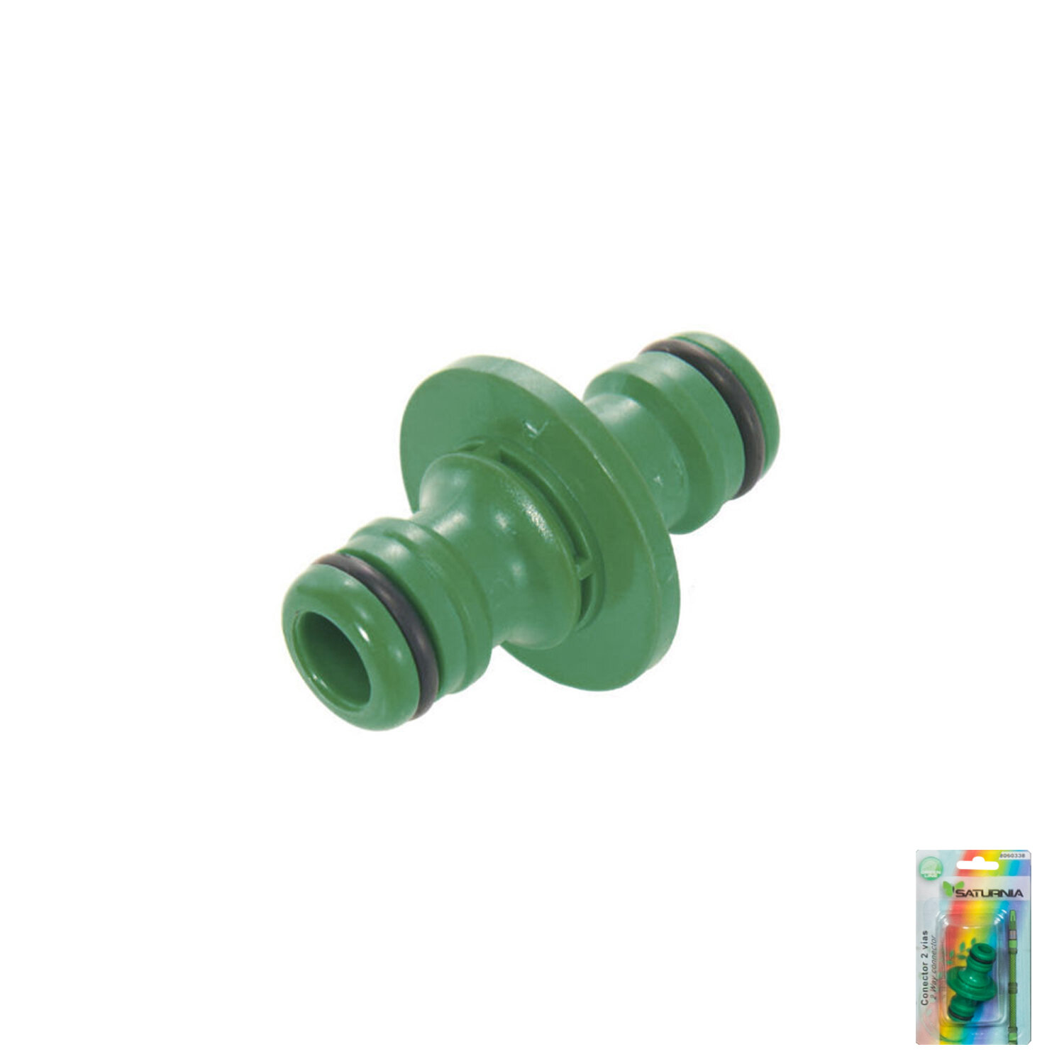 Manguito Union Manguera Plastico (Blister)