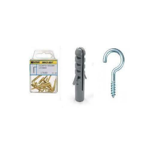 Taco N� 5 Con Hembrillas Abiertas 18x50 mm. 8 unidades