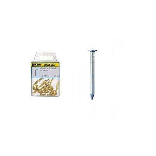 Punta Acero Cabeza Plana Zincada 2,50x40 mm. 25 unidades