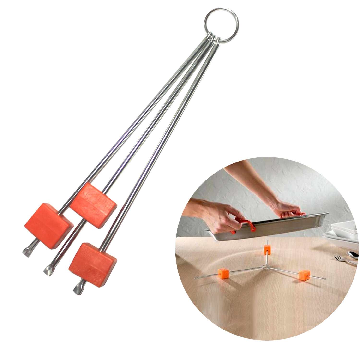 Salvamanteles Regulable Para Paelleros / Sartenes / Ollas � 10 / 70 cm.