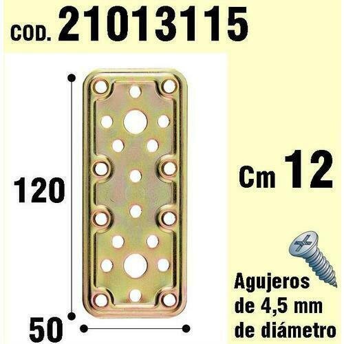 Soporte Para Madera Placa Bicromatada 50x120 mm. Soporte Para Madera Placa Bicromatada 50x120 mm.