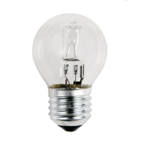 Bombilla Hal�gena Esfera Clara E27 42 W. 580 lumenes. Luz calida (2700�K).