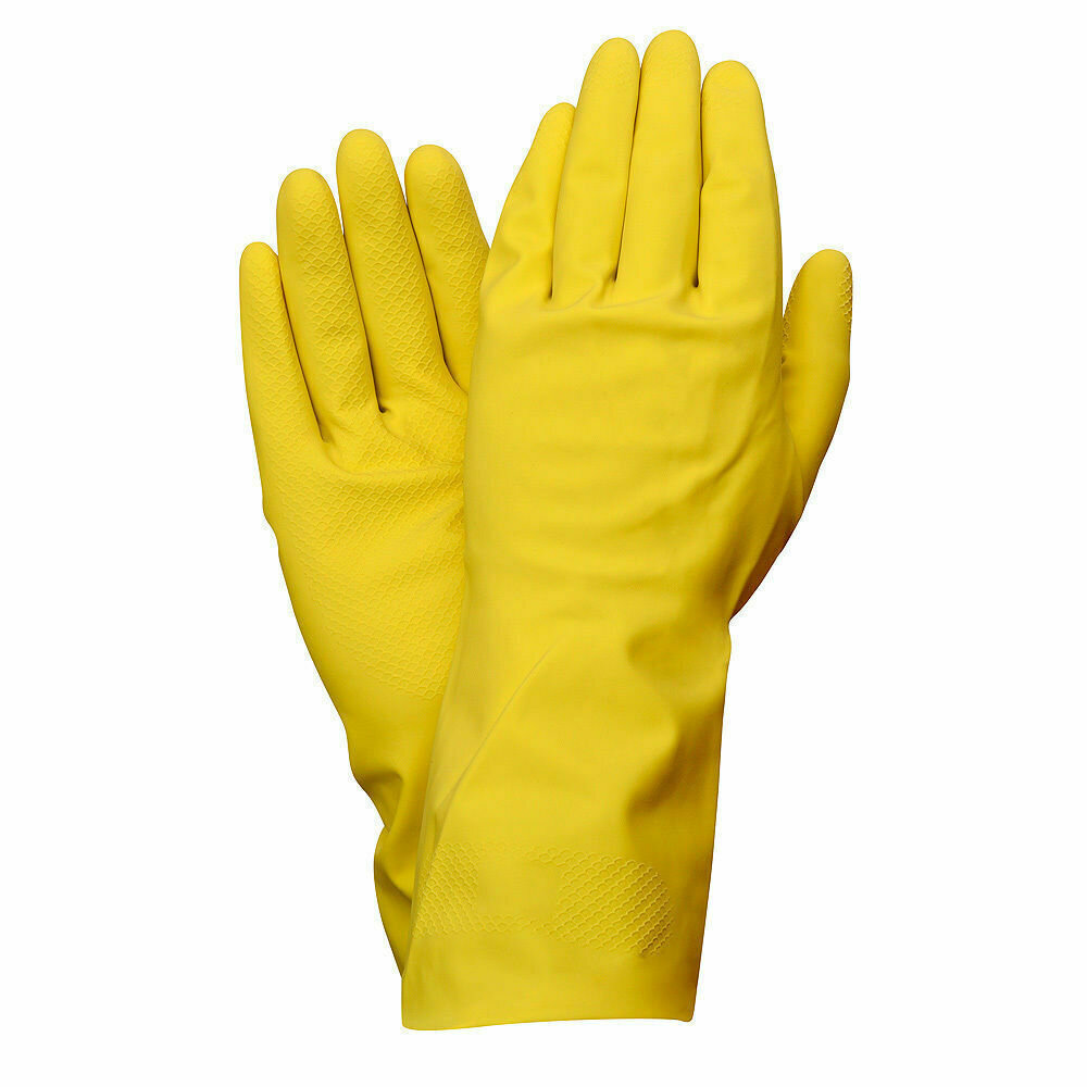 Guantes Latex 100% Basic Domesticos M (Par) Guantes Latex 100% Basic Domesticos M (Par)