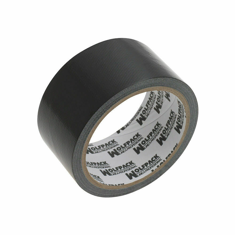 Cinta Americana "Muscle" Negro 48 mm. x 10 m.