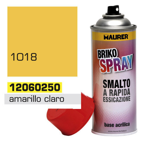 Spray Pintura Amarillo Claro Zinc 400 ml.