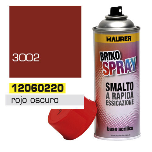 Spray Pintura Rojo Oscuro Carmin 400 ml.