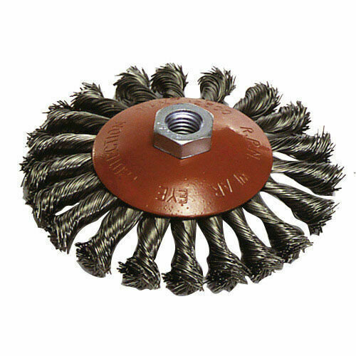 Cepillo Acero M14 Trenzado Oblicuo 100 X10 mm.