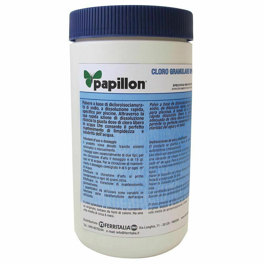 Cloro Granulado 56% 1kg.