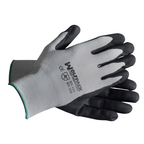 Guantes Nitrilo / Nylon Foam Impregnado 8 Guantes Nitrilo / Nylon Foam Impregnado 8" (Par)