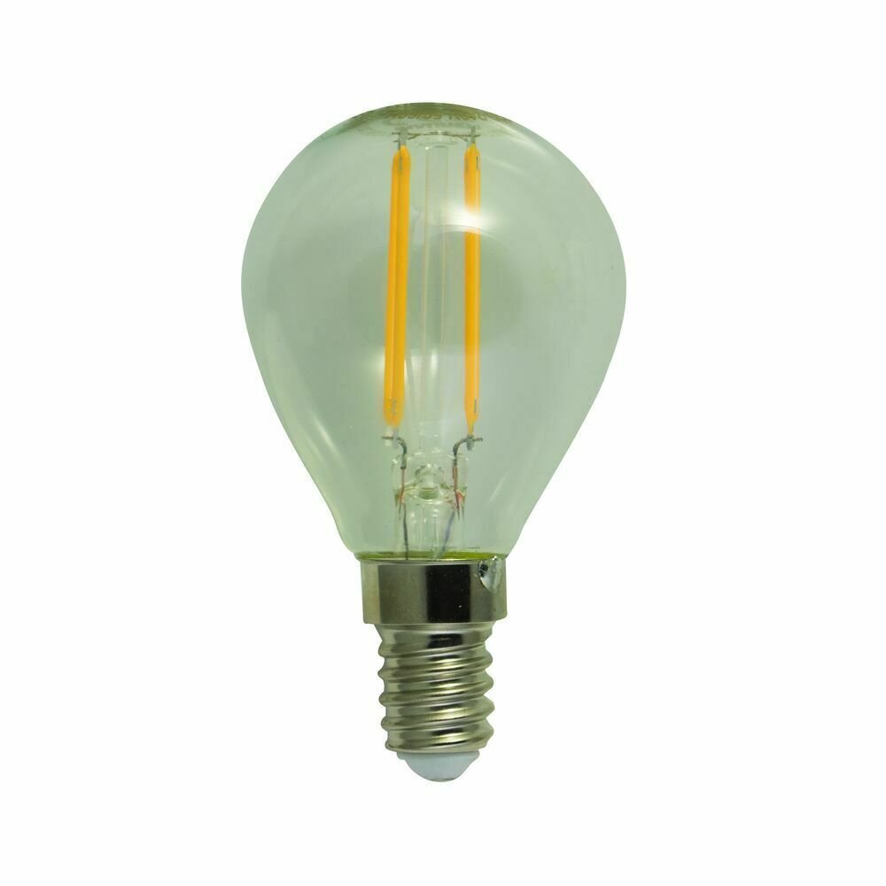 Bombilla Led Filamento Globo E14. 4 W.40 W. 470 L�menes. Luz c�lida. (3000�K).