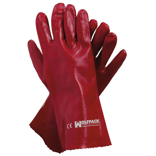 Guantes Soldar Denso Rojo Largo (Par)