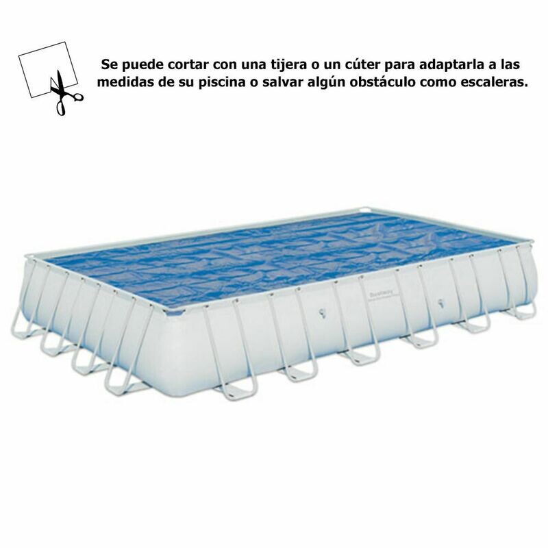 Cobertor Solar Para Piscina Rectangular 732x366 cm.
