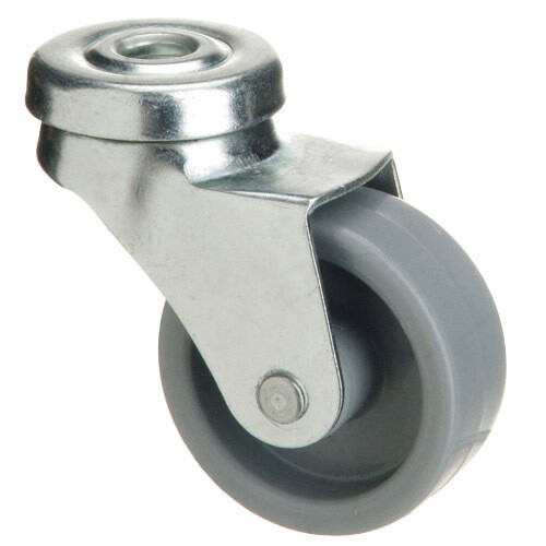 Rueda Polyamida Pasante   30 mm.