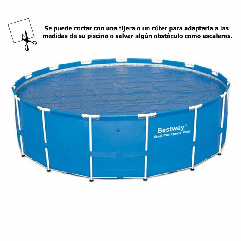 Cobertor Solar Para Piscinas Estructura Metálica  488 cm.