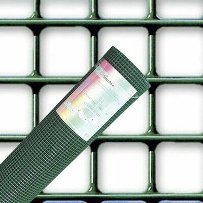 Malla Electrosoldada Plastificada Corral 13x13 / 150 cm. Rollo 25 metros