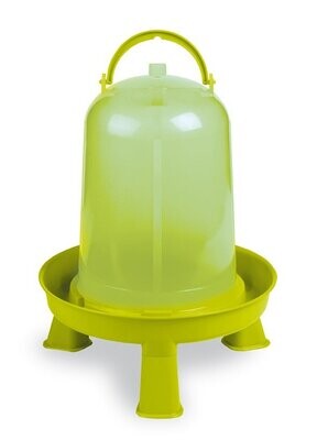 BEBEDERO AVES ECO 8 L. CON PATAS (PISTACHO)