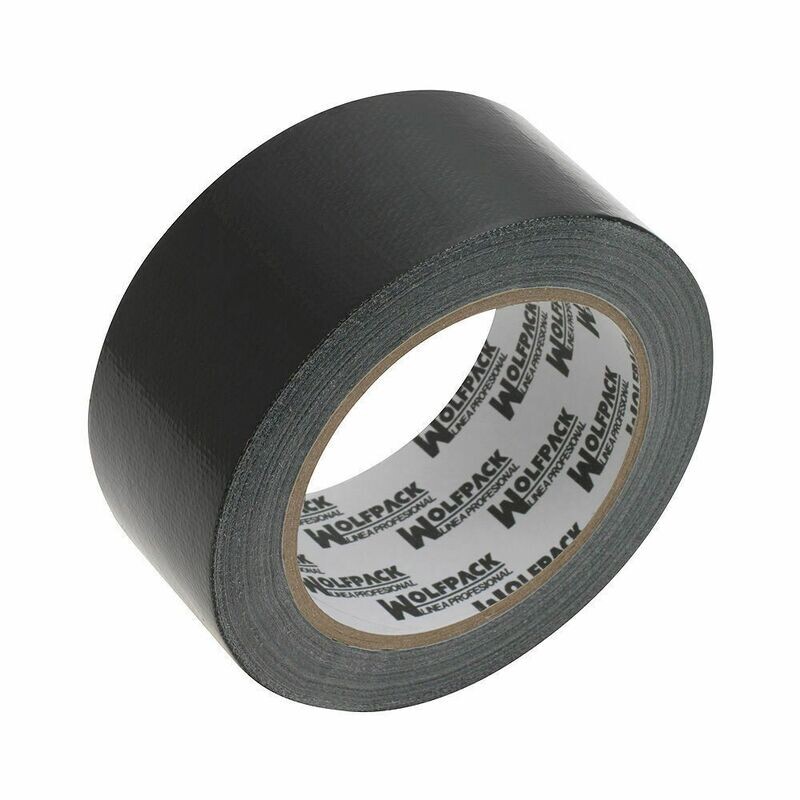 Cinta Americana "Muscle" Negro 48 mm. x 25 m.