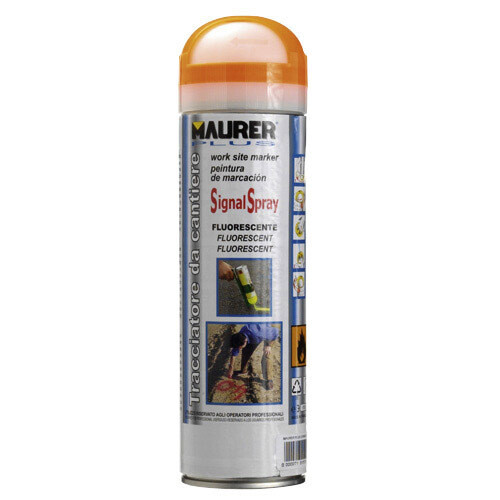 Spray Pintura Trazador Naranja Fluorecente 500 ml.