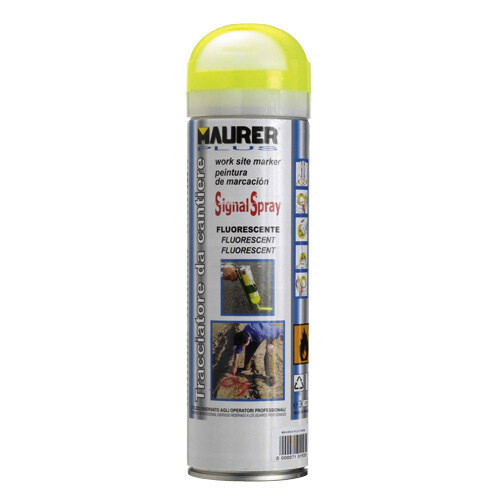 Spray Pintura Trazador Amarillo Fluoresce 500 ml.