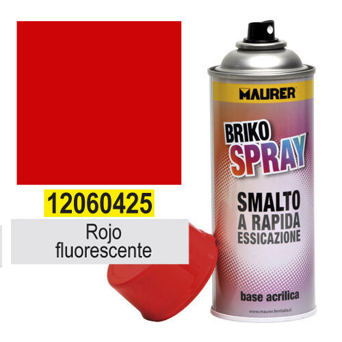 Spray Pintura Rojo Fluorescente 400 ml.