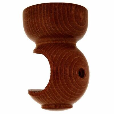 Soporte Madera Liso Techo 28x82 mm. Nogal Soporte Madera Liso Techo 28x82 mm. Nogal