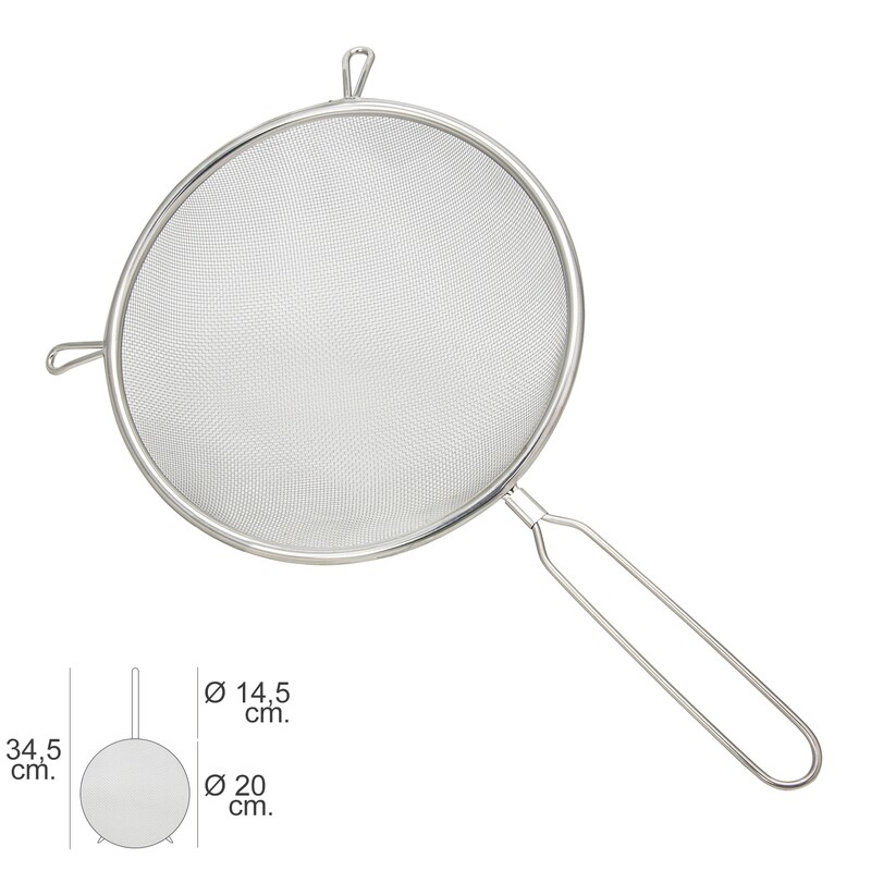 Colador Acero Inoxidable Basic � 20 x 34,5 (Alt.) cm.