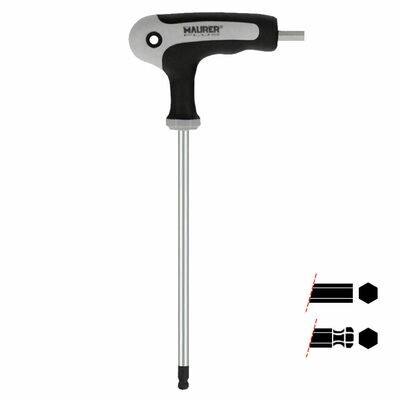 Llave Allen Maurer Con Mango "T" Con Bola 6,0 mm