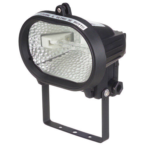 Foco Halogeno 150 W. con lampara 120 W. Ahorro (Ovalado)