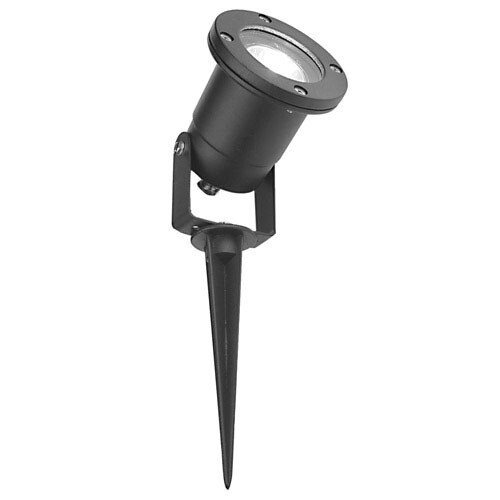 Foco Hal�geno Papillon IP54 Jard�n Con Pincho Negro