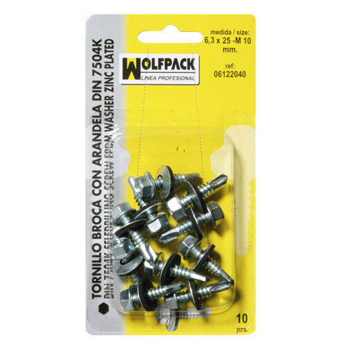 Tornillo Broca 5,5x25-8 mm. (10 Piezas)
